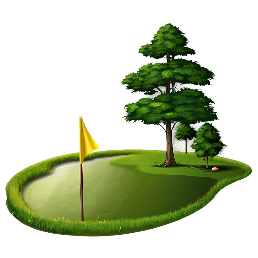 Golf Course Landscape Png 05212024