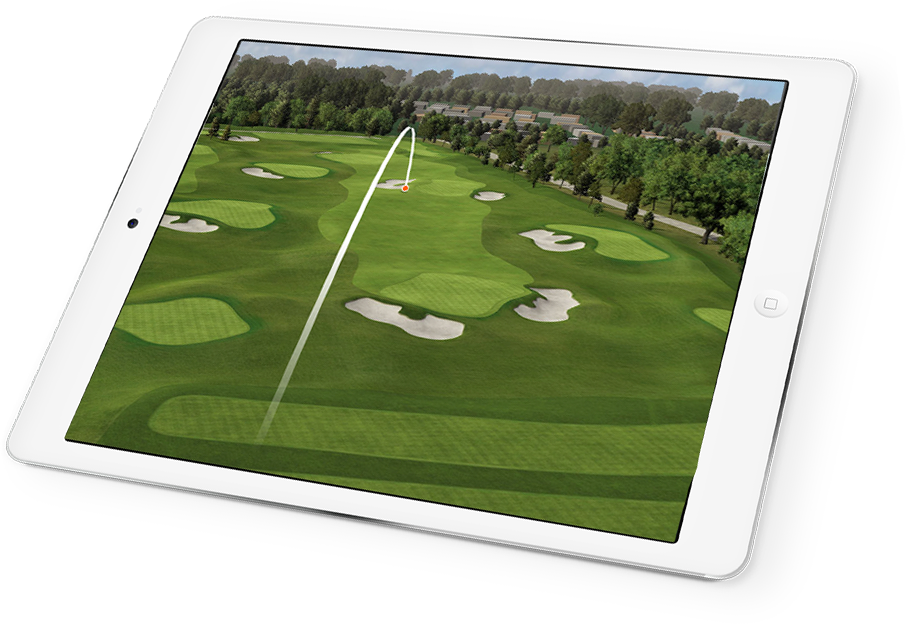 Golf Course Tablet Display
