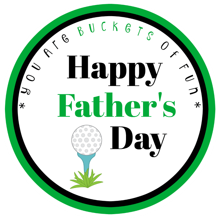 Golf Themed Fathers Day Greeting