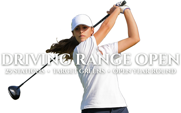 Golfer Driving Range Promotion