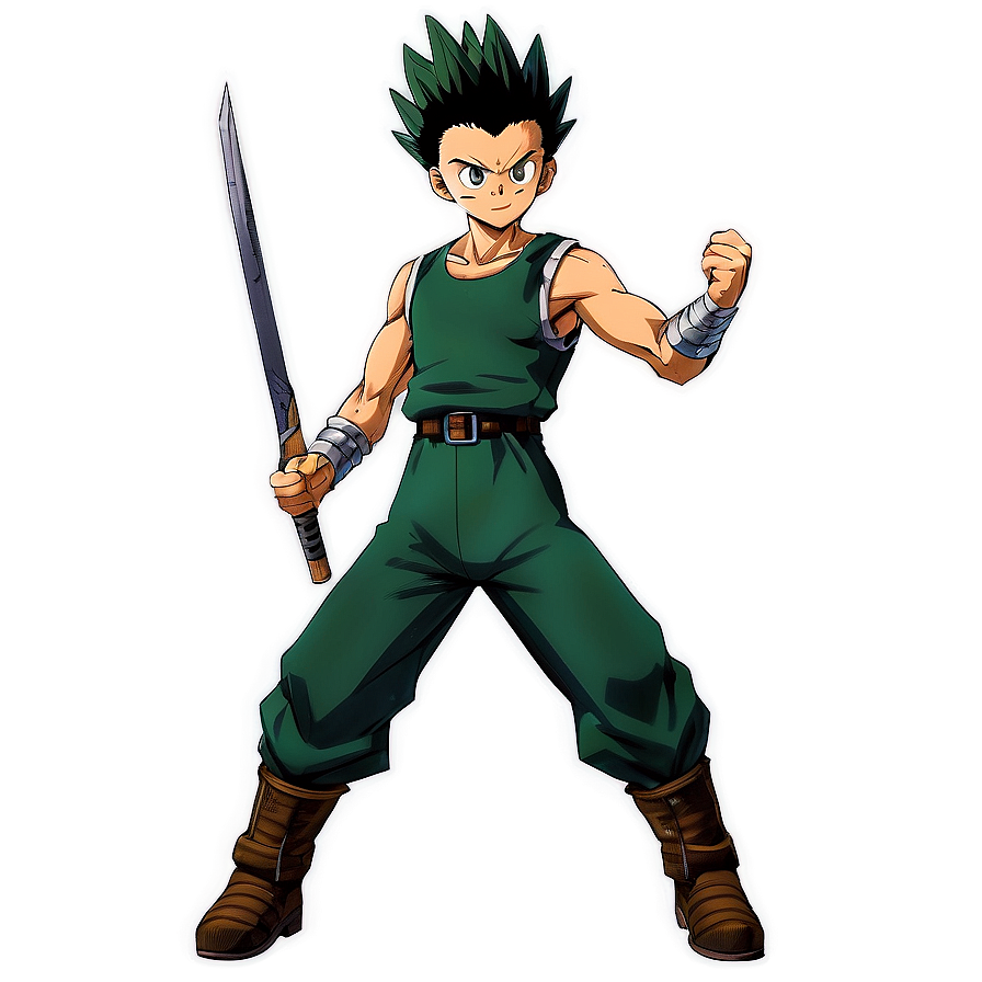 Gon Freecss In Battle Outfit Png Vfi