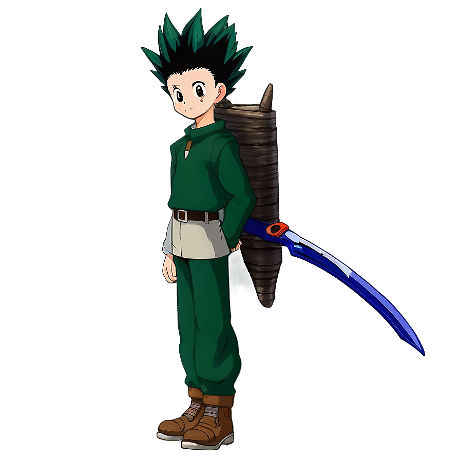 Gon Freecss With Hunter License Png Chf