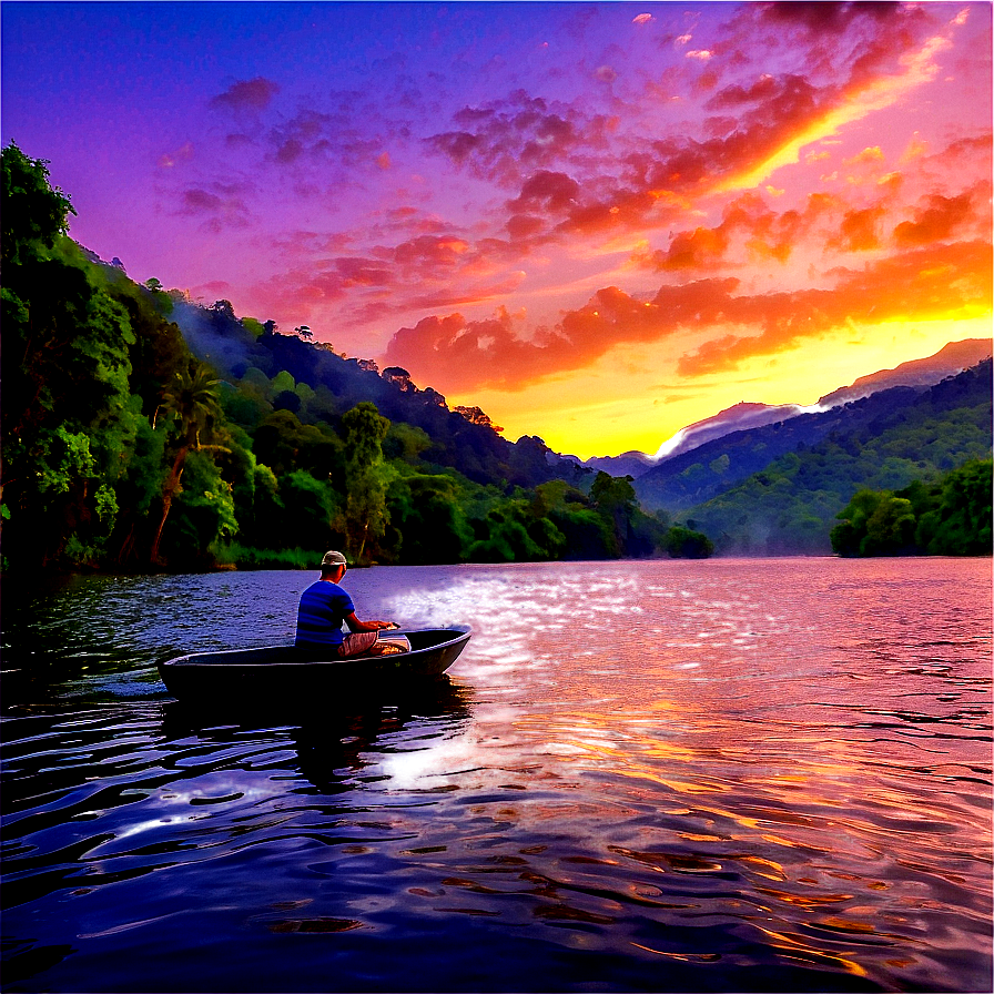 Gone Fishing Lakeside View Png Xck