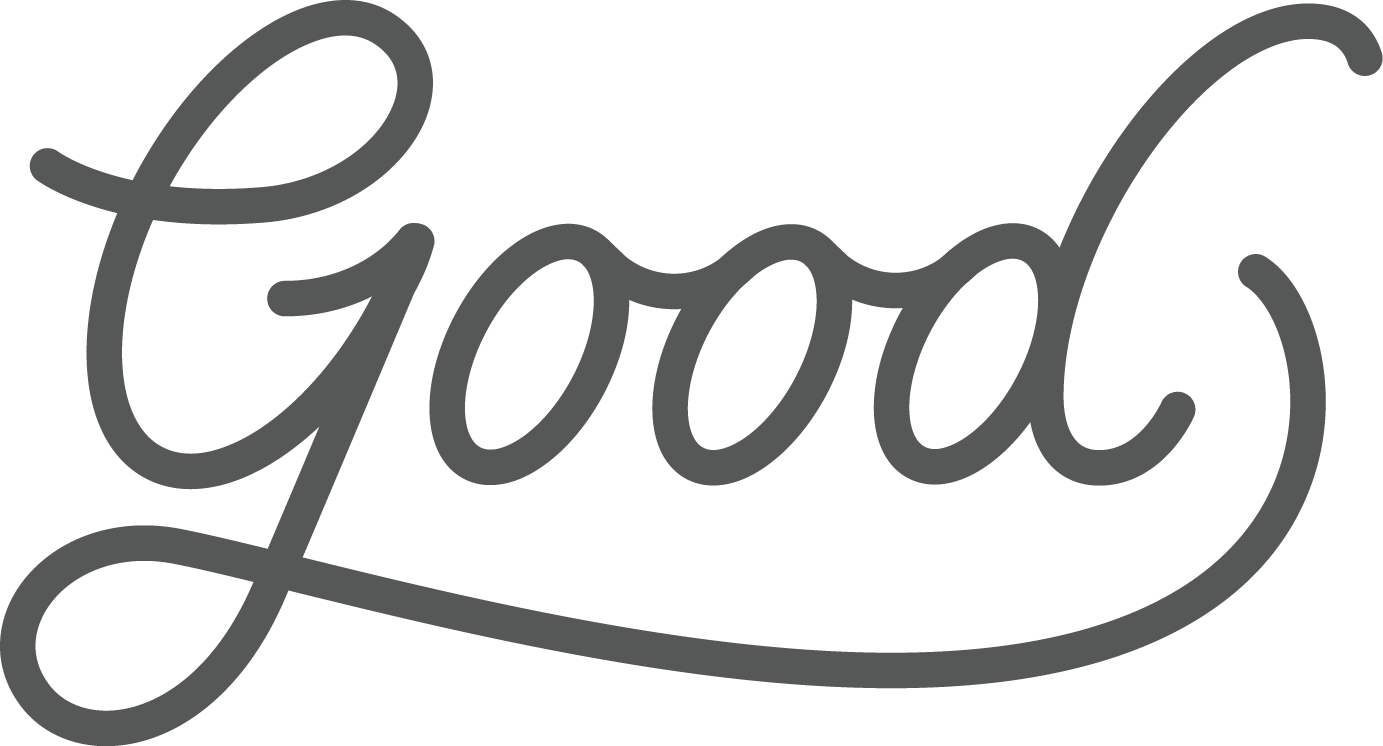 Good Coffee Logo Script Style