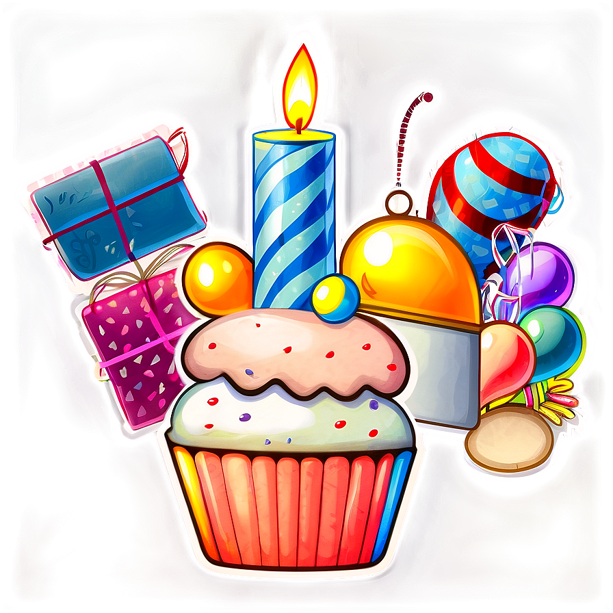 Goodnotes Birthday Stickers Png 06282024