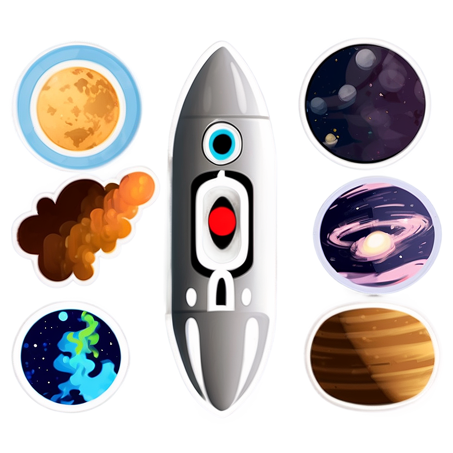 Goodnotes Space Stickers Png Dcj