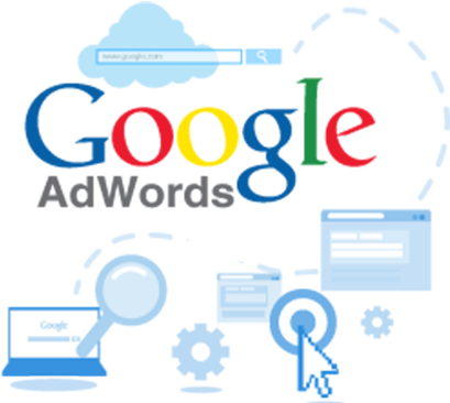 Google Ad Words Concept Illustration