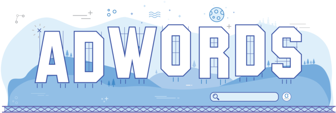 Google Ad Words Logo Illustration