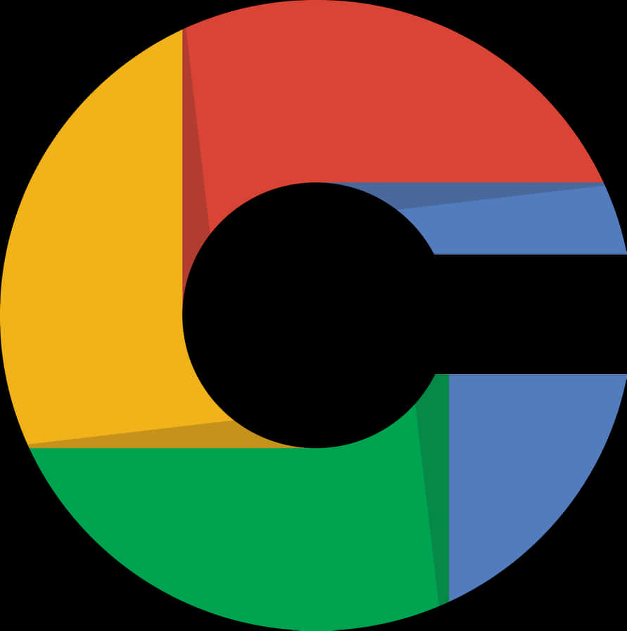 Google Chrome Logo Keyhole Design