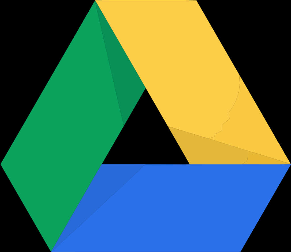 Google Drive Logo Abstract