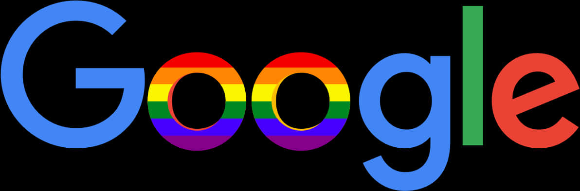 Google Logo Pride Colors