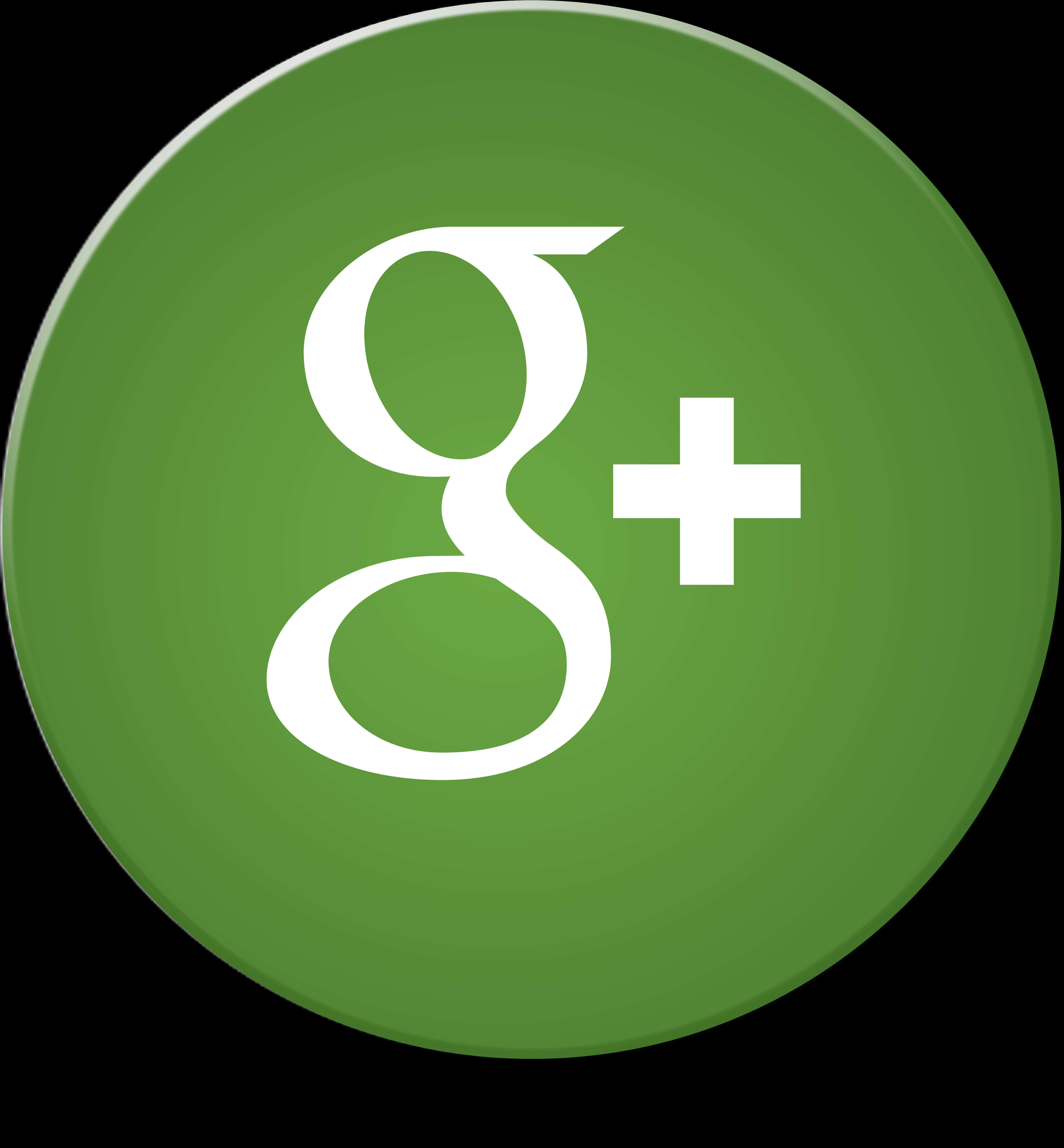 Google Plus Logo Green Background