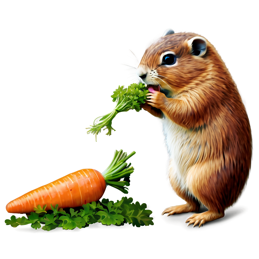 Gopher Eating Carrot Png 73