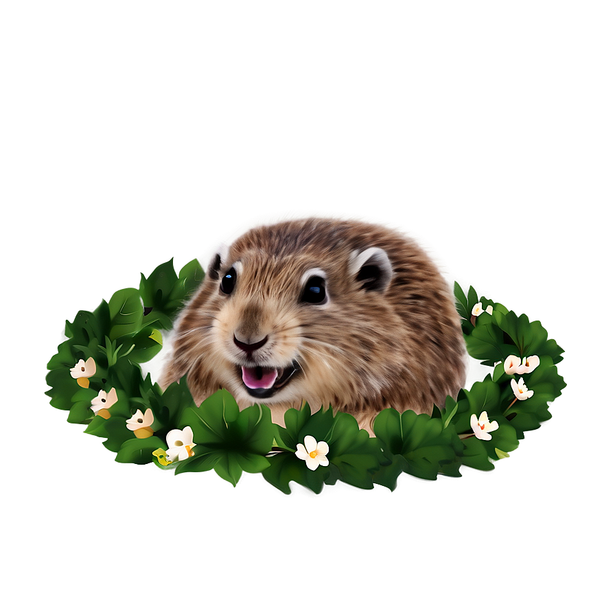 Gopher With Flower Crown Png Lkg40