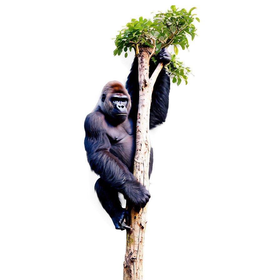 Gorilla Climbing Tree Png 69