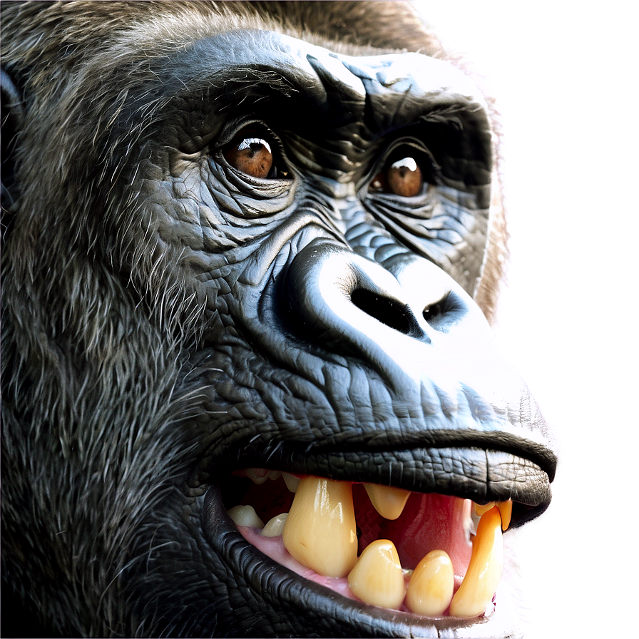 Gorilla Fury Expression Png 57