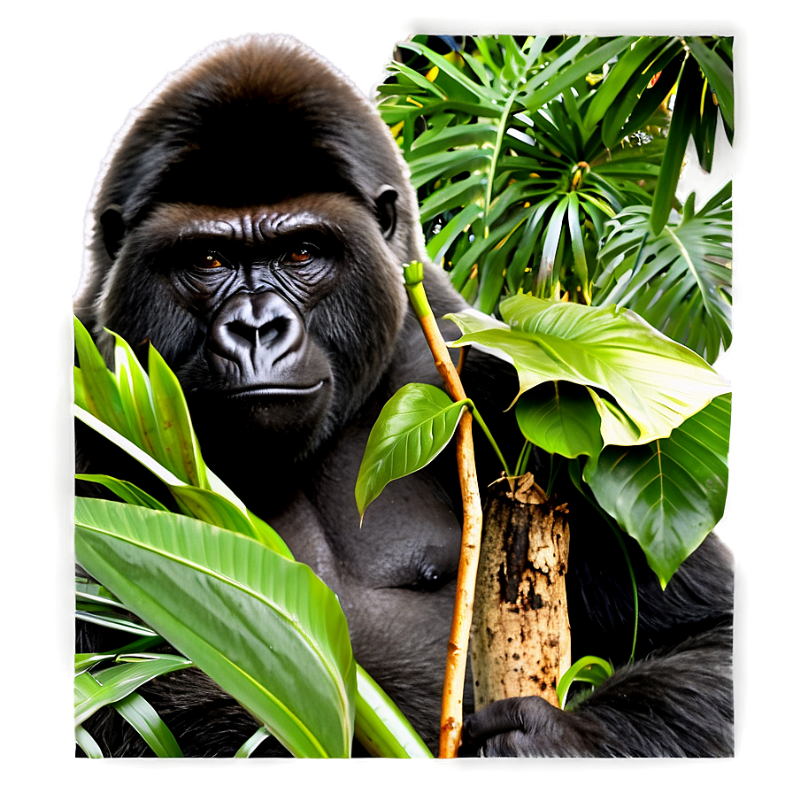 Gorilla Habitat Background Png Glo