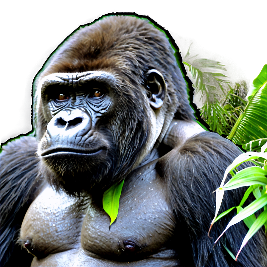Gorilla In Jungle Png 22