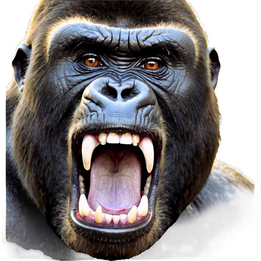 Gorilla In Rage Png Piq13