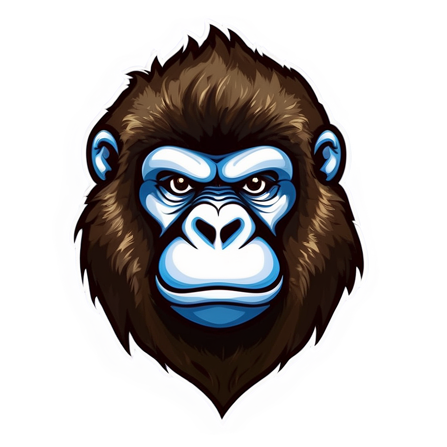 Gorilla Mascot Logo Png Nwy