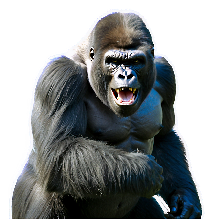 Gorilla On Rage Mode Png 53