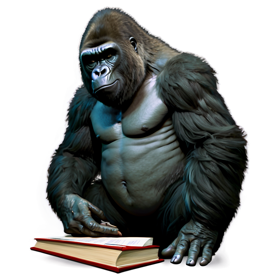 Gorilla Scientist Character Png 05212024