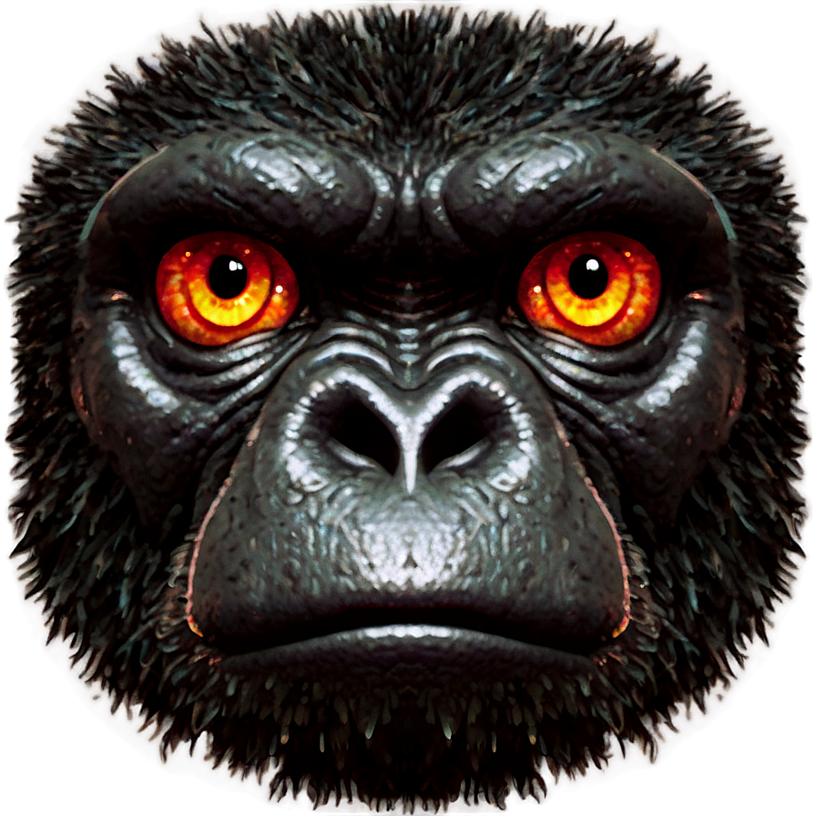 Gorilla With Angry Eyes Png 14