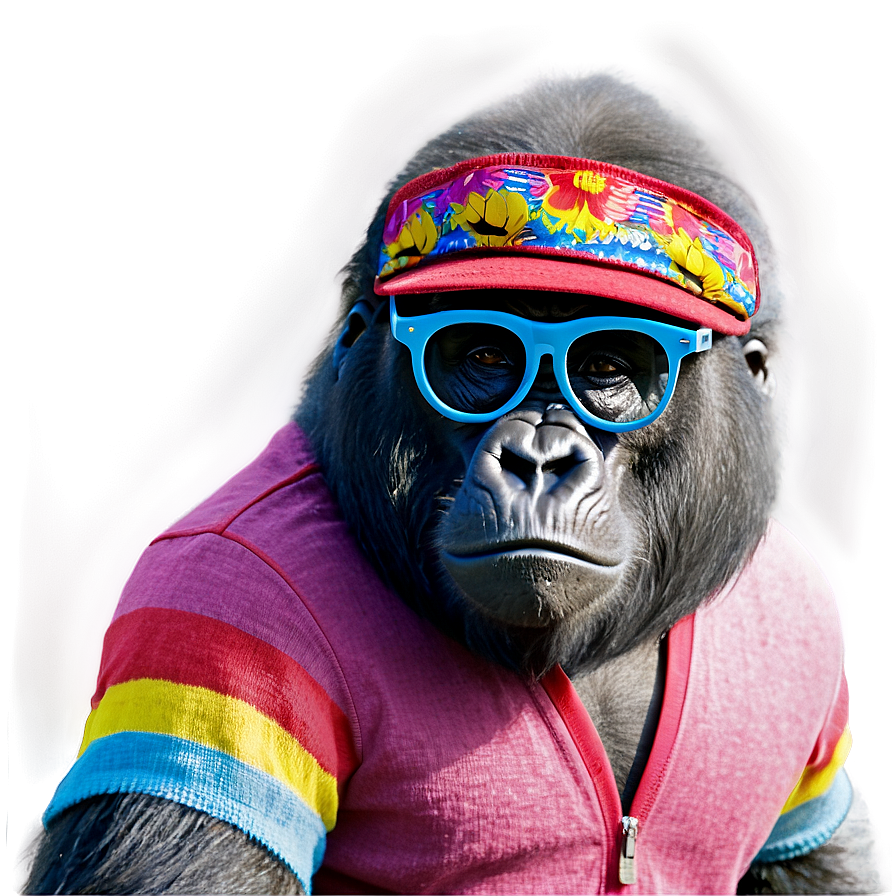 Gorilla With Hip Glasses Png 86