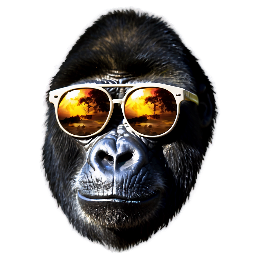 Gorilla With Sunglasses Png 05212024