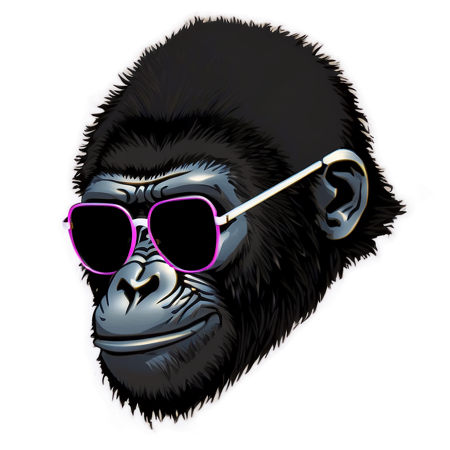 Gorilla With Sunglasses Png Peb