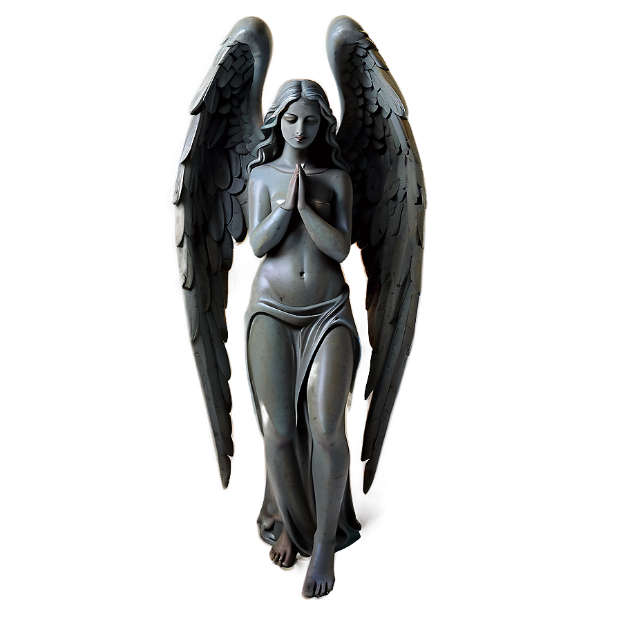 Gothic Angel Sculpture Png Mrb53