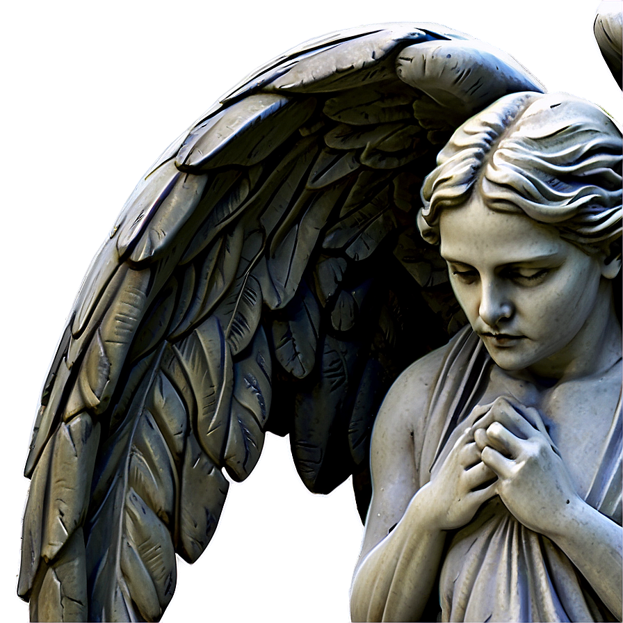 Gothic Angel Sculpture Png Utg99