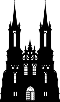 Gothic Architecture Silhouette