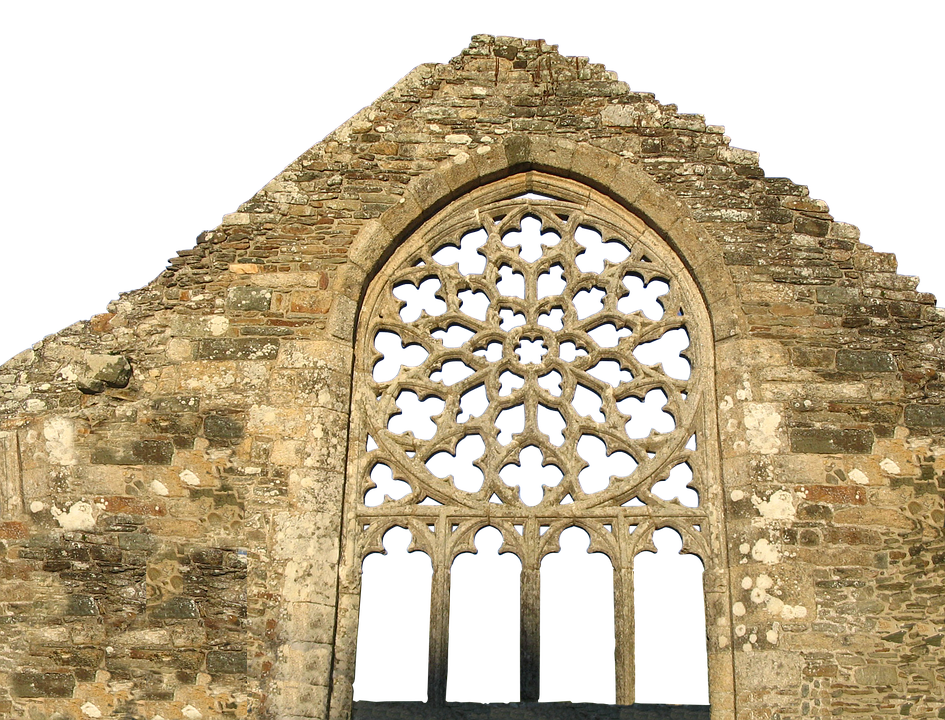 Gothic Architecture Window Ruins
