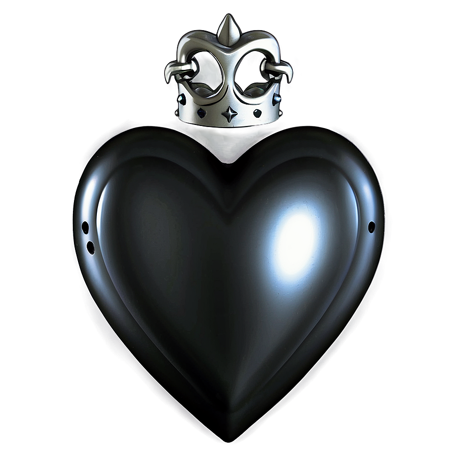 Gothic Black Heart Png 31