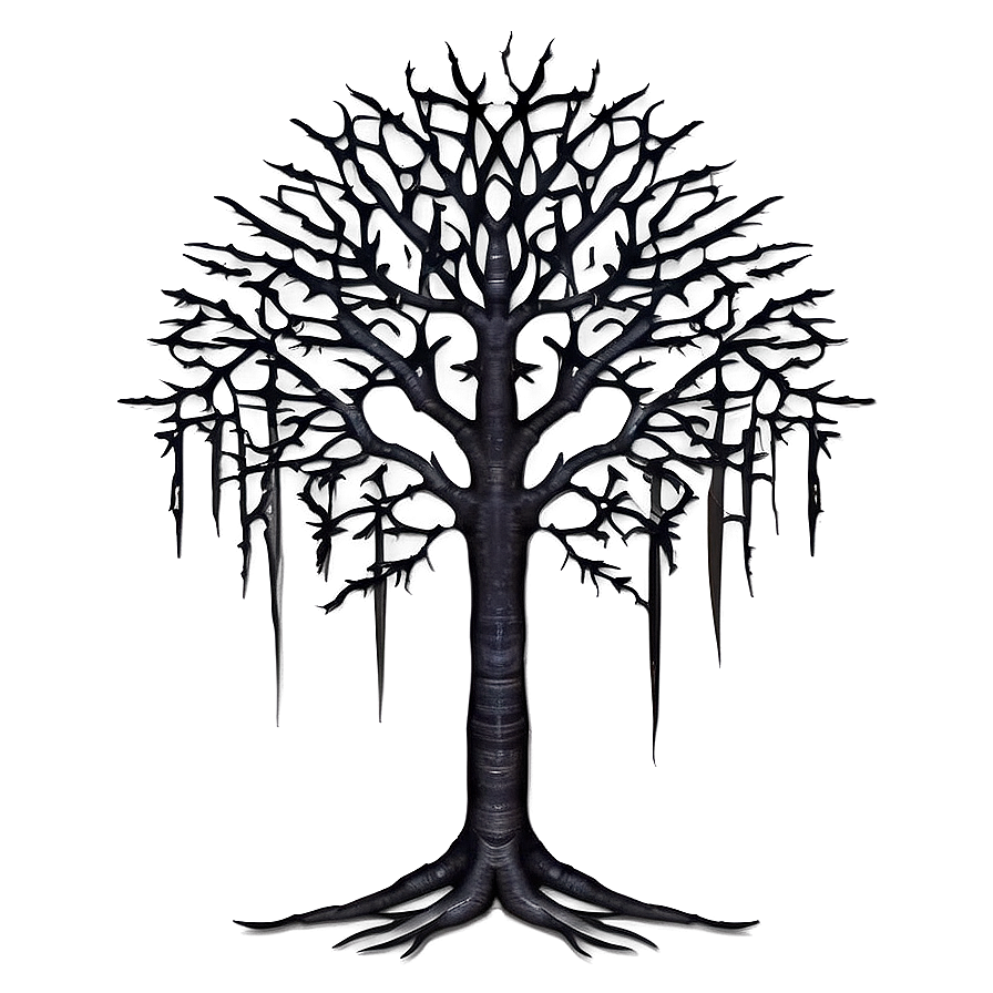 Gothic Black Tree Png 83