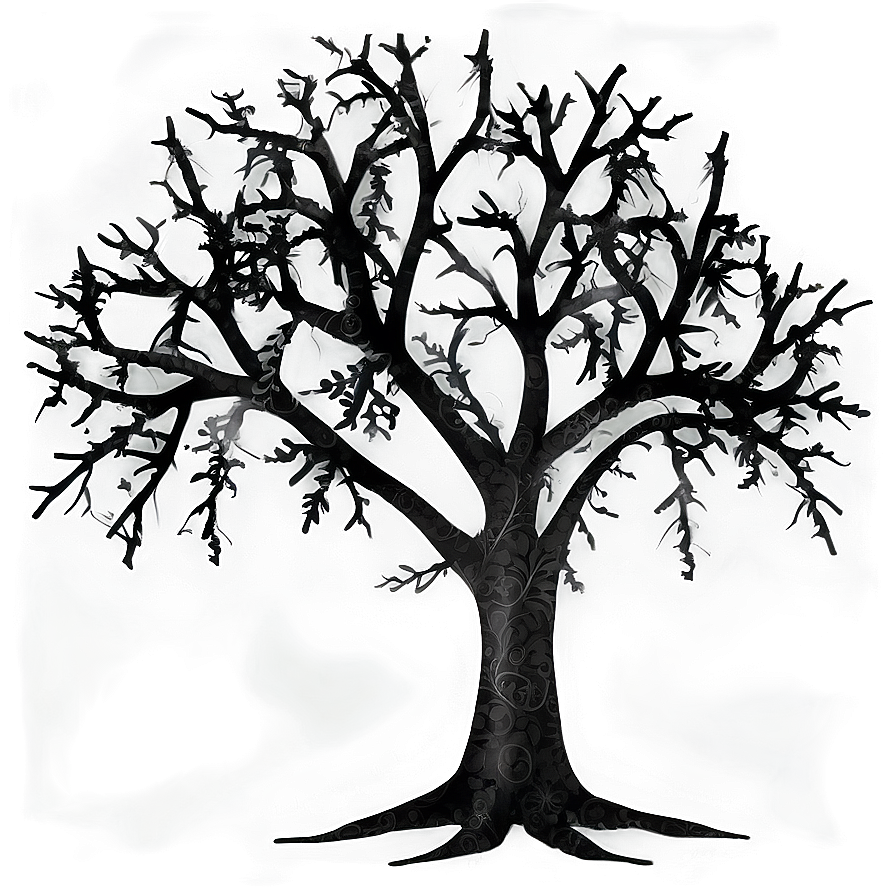 Gothic Black Tree Png 97