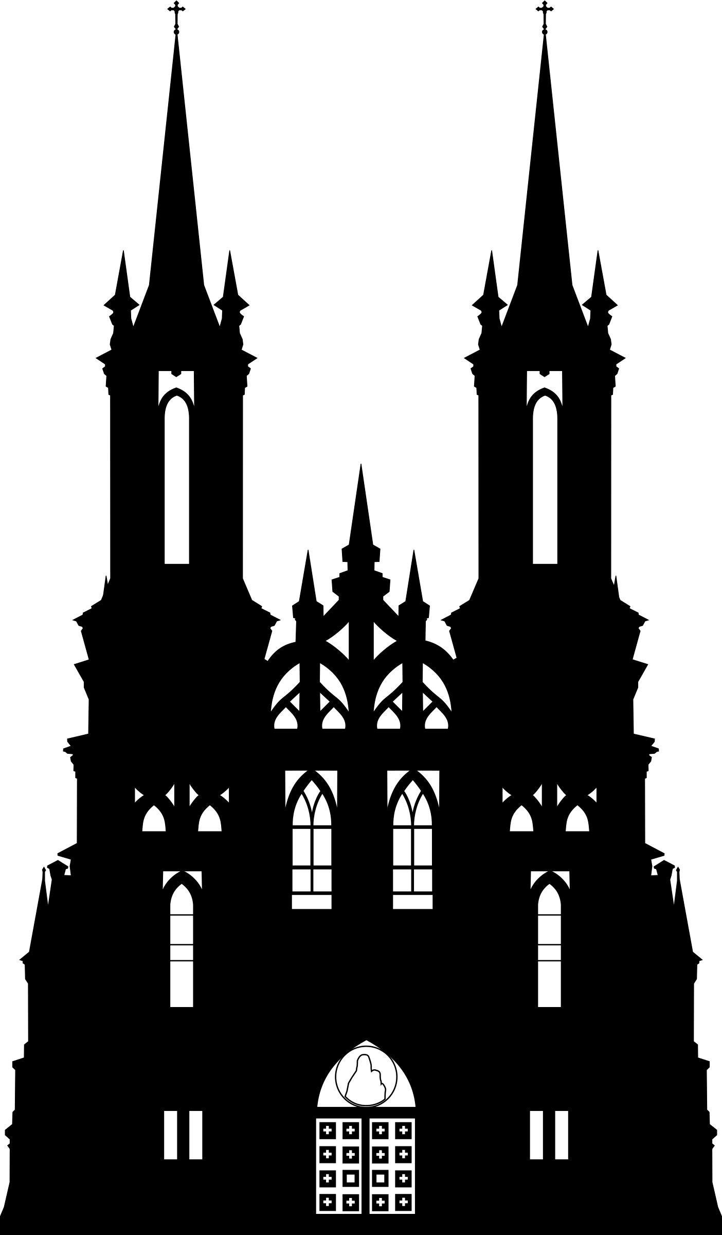 Gothic Castle Silhouette