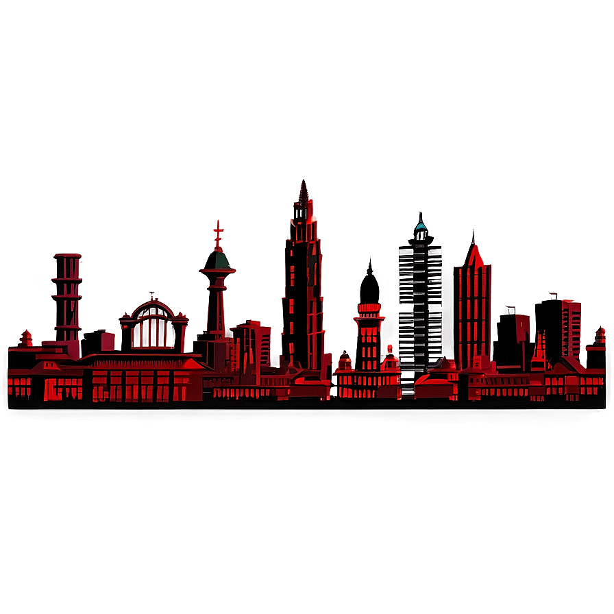 Gothic City Skyline Png Fho