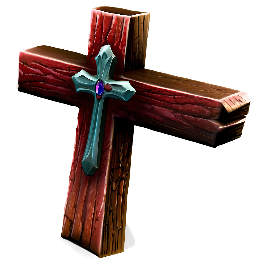 Gothic Cross Illustration Png 3