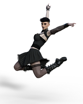 Gothic Dancer Leap