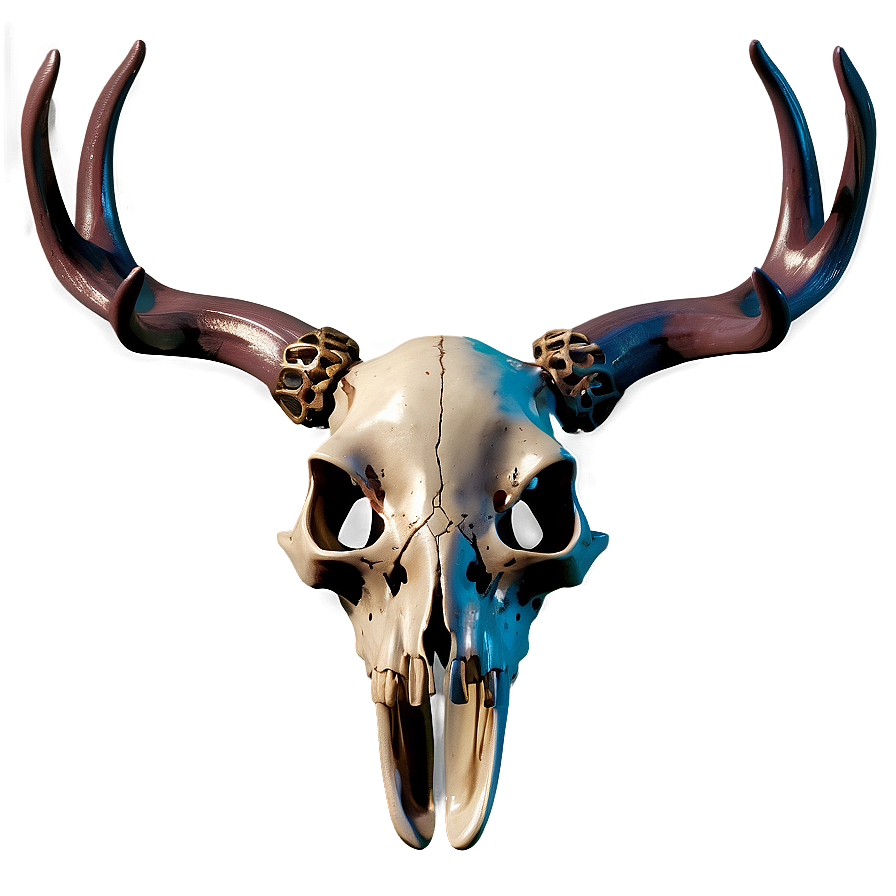 Gothic Deer Skull Decor Png 62