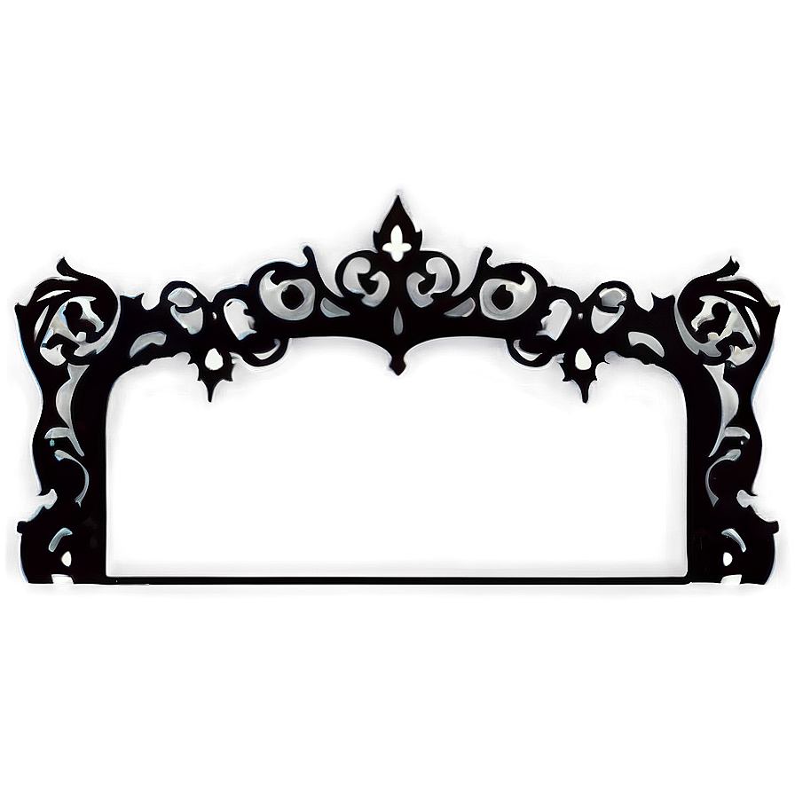 Gothic Fancy Frame Png Kdh74