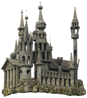 Gothic Fantasy Castle Sculpture