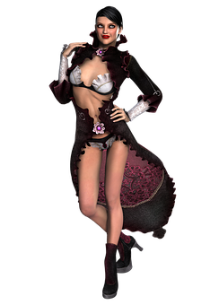 Gothic Fantasy Female Character