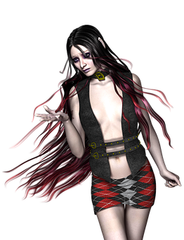 Gothic Fantasy Female Character