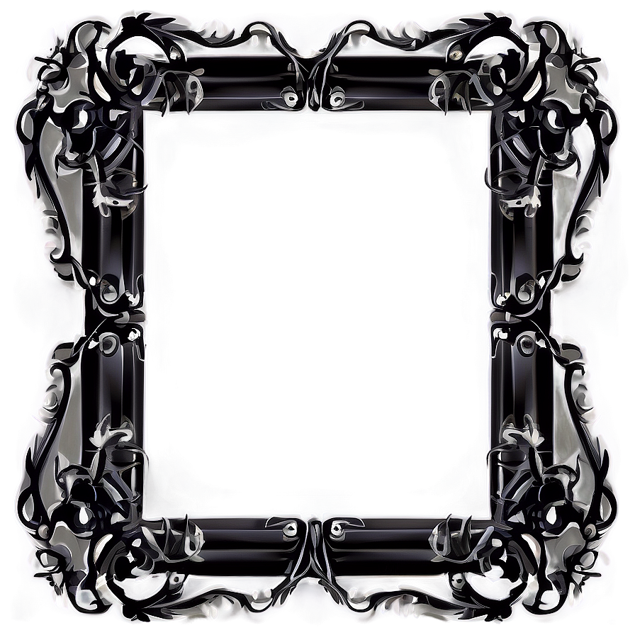 Gothic Frame Border Png 06262024