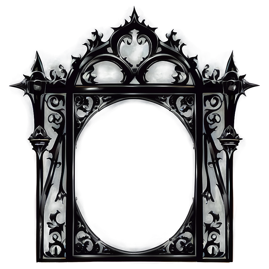 Gothic Frame Clipart Png 06262024