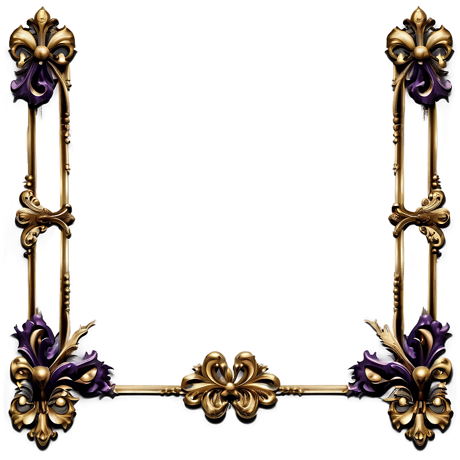 Gothic Frame Decoration Png 06262024