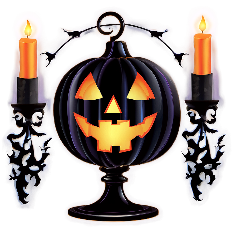 Gothic Halloween Decor Png Rul